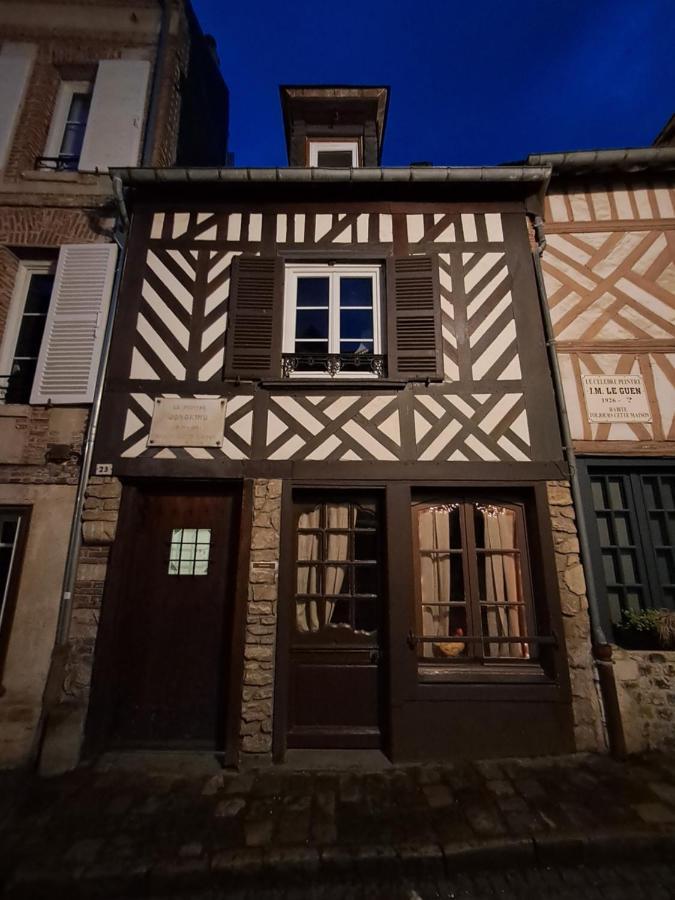 Maison Jongkind - Garage Prive 100 M - Selection Journee Du Patrimoine 2023 Apartment Honfleur Exterior photo